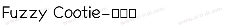 Fuzzy Cootie字体转换